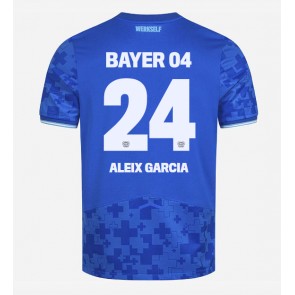 Bayer Leverkusen Aleix Garcia #24 Terza Maglia 2025-26 Manica Corta Bayer Leverkusen Aleix Garcia #24 Terza Maglia 2025-26 Manica Corta